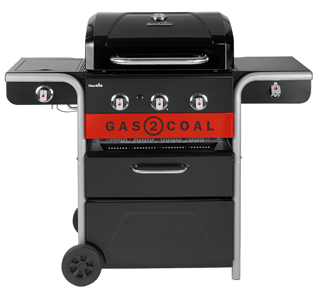 Угольный + Газовый гриль Char-Broil Gas2Coal Hybrid 3B