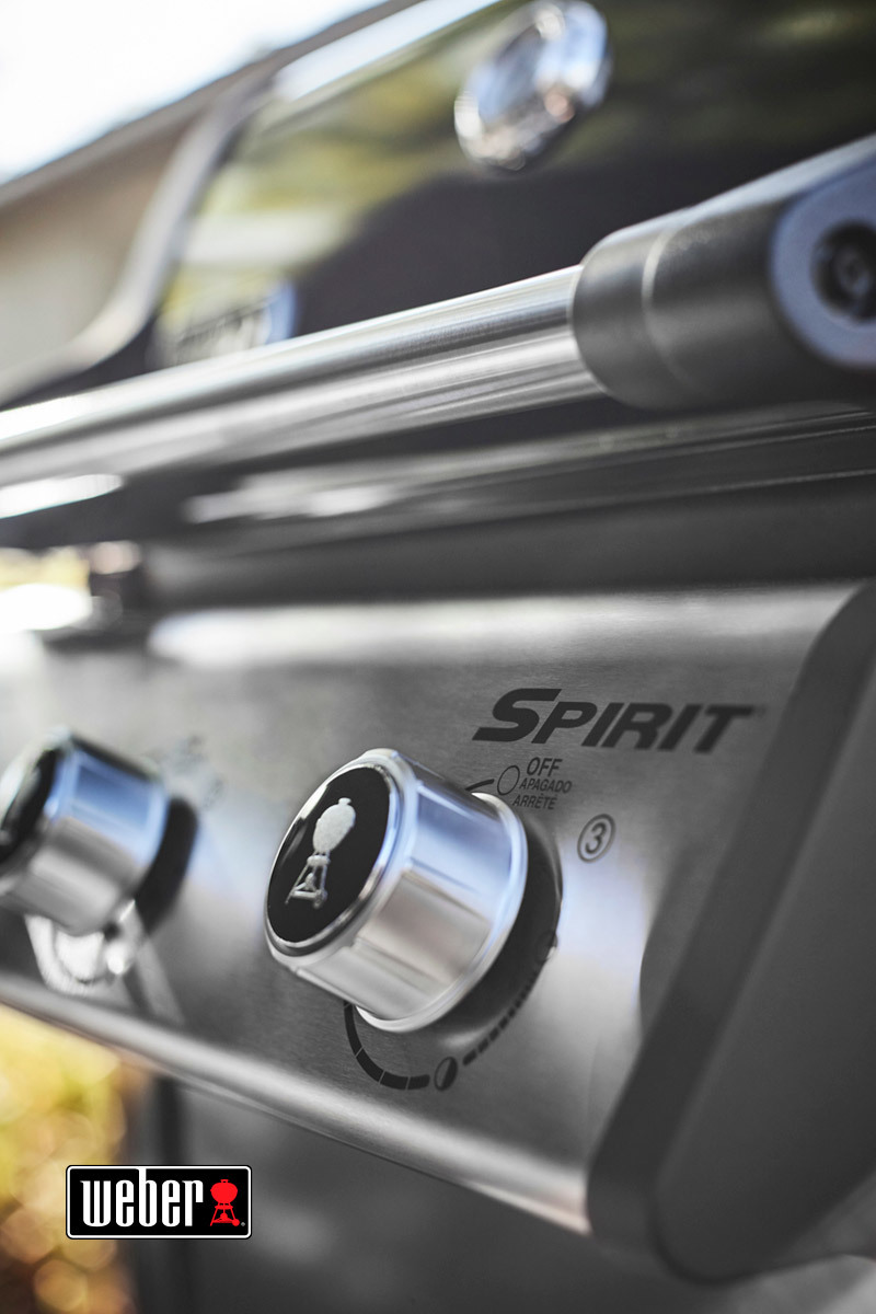 Гриль газовый Weber Spirit E-315 Premium GBS, черный