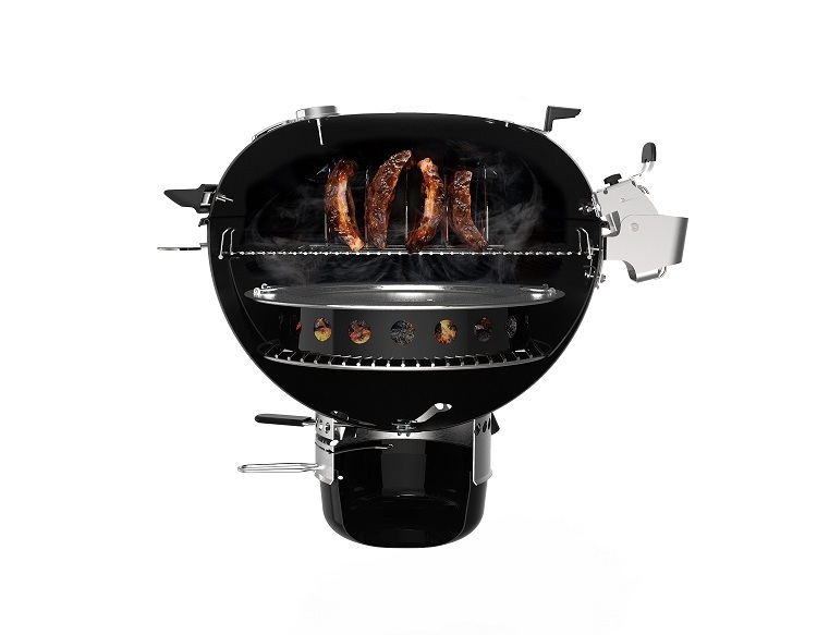 Гриль-барбекю угольный Weber Master-Touch Premium E-5770, 57 см, черный.