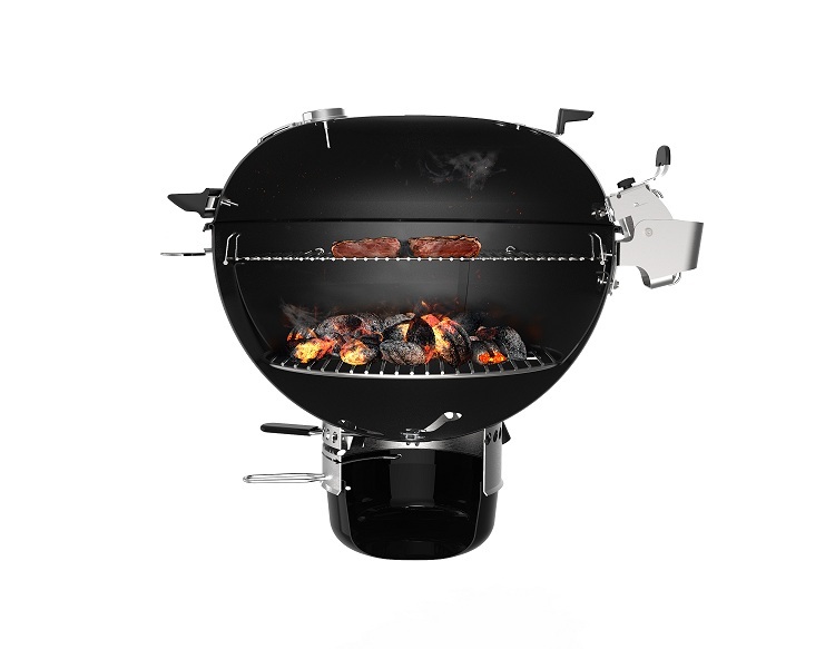 Гриль-барбекю угольный Weber Master-Touch Premium E-5770, 57 см, черный.