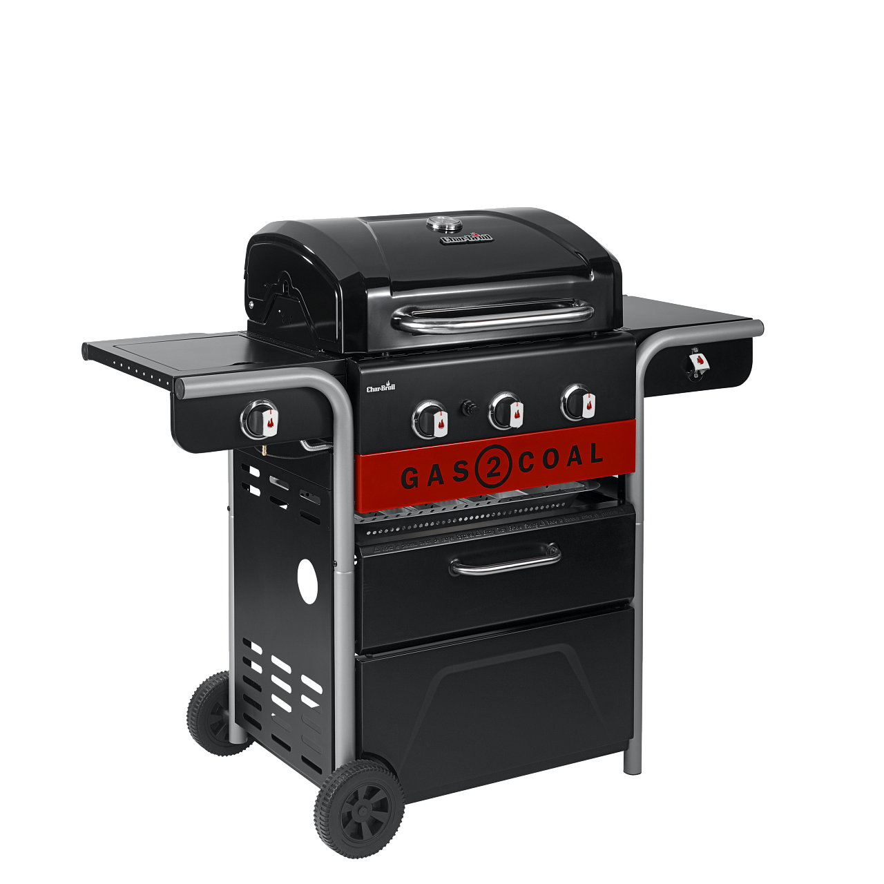 Угольный + Газовый гриль Char-Broil Gas2Coal Hybrid 3B