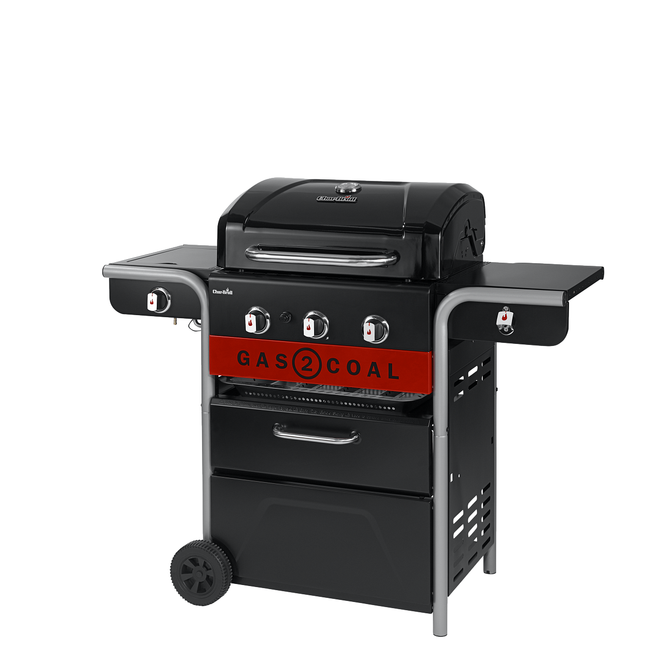 Угольный + Газовый гриль Char-Broil Gas2Coal Hybrid 3B