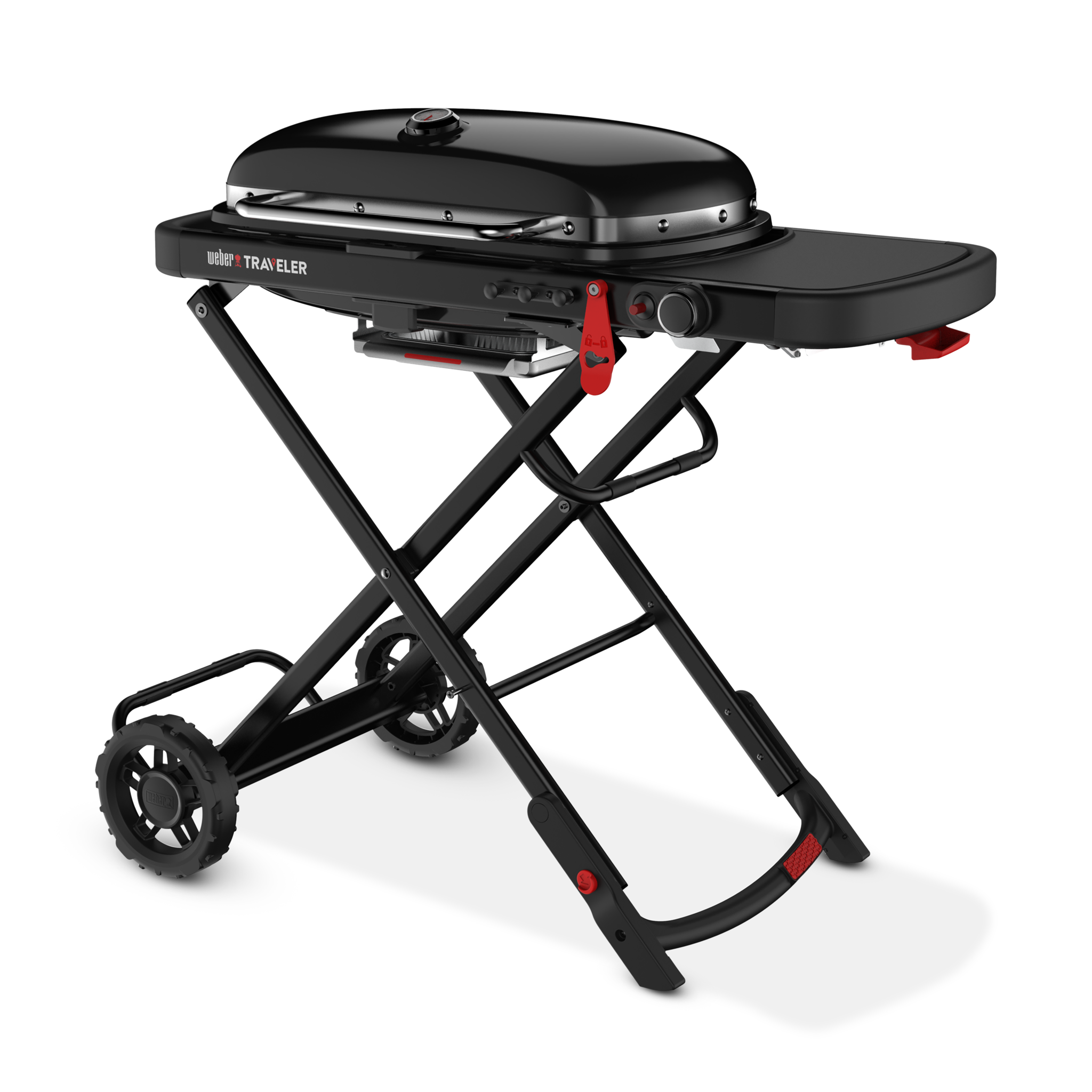 Гриль газовый Weber Traveler Stealth Edition, черный