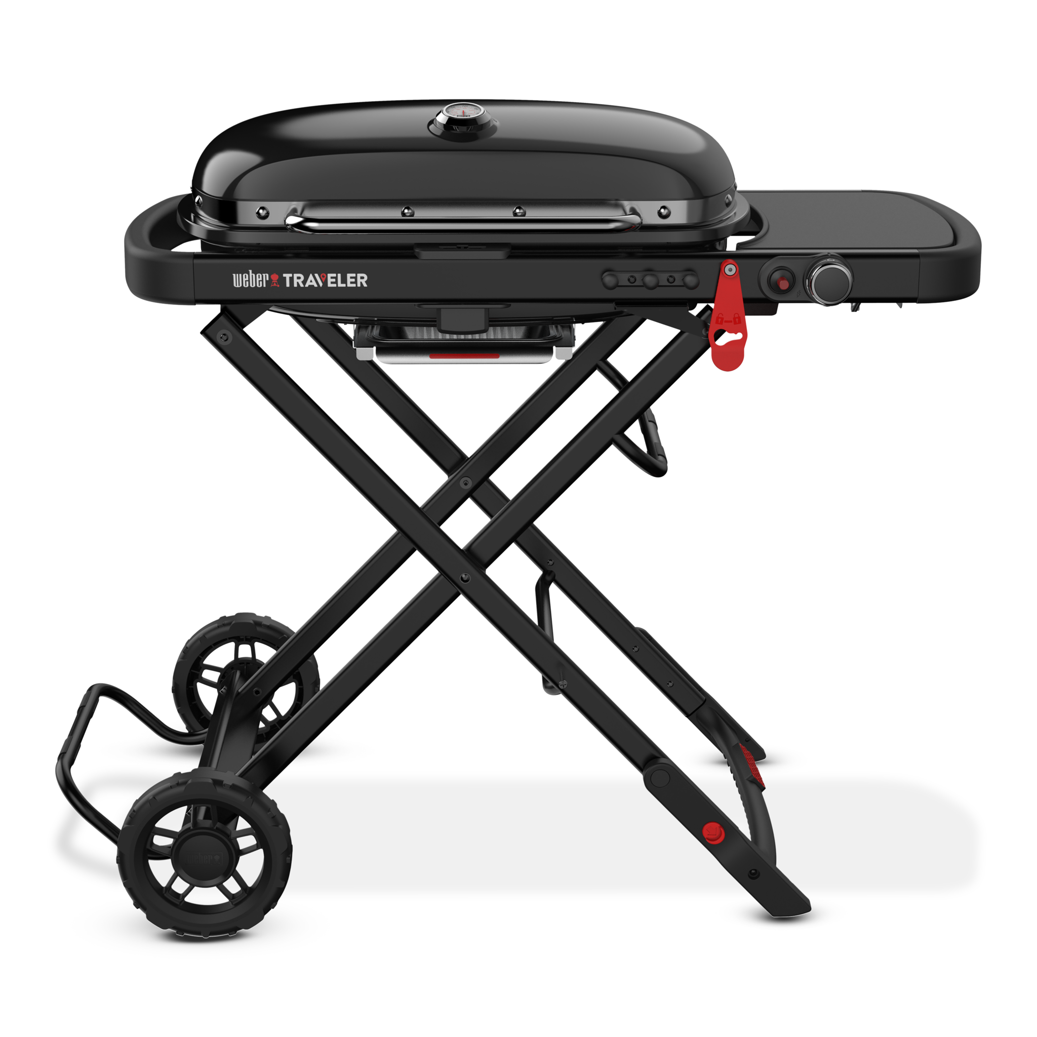 Гриль газовый Weber Traveler Stealth Edition, черный